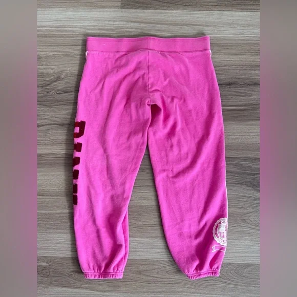 Vintage Y2K Victoria Secret PINK Sweatpants Pink Size M *Flaws